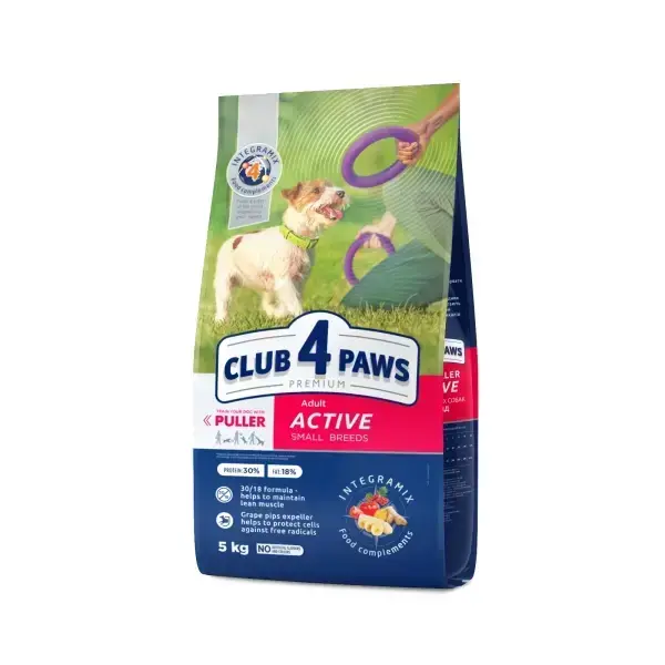 Club 4 Paws Premium Suhoj Korm Activ Dlya Vzroslyh Sobak Malyh Porod 5 Kg