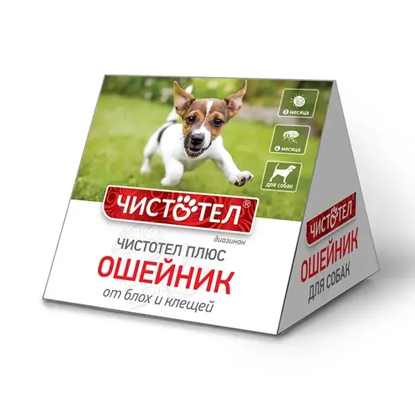 Chistotel ошейник от блох и клещей для собак 65 см