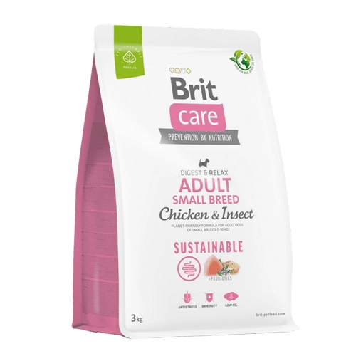 Корм для взрослых собак brit care dog 3 кг