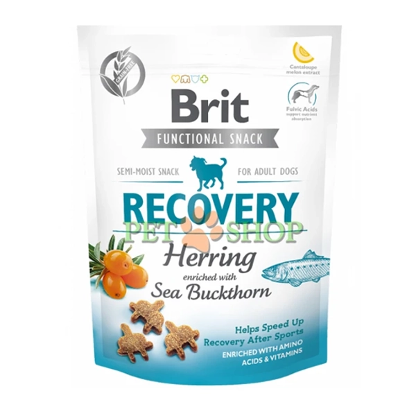 Лакомства для собак Brit Care Dog Functional Snack Recovery Herring 150g-1