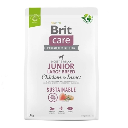 Сухой корм для щенков Brit Care Dog Junior с курицей 3кг