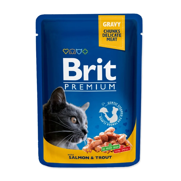 Влажный корм для кошек Brit Premium Cat Pouch (100 г)