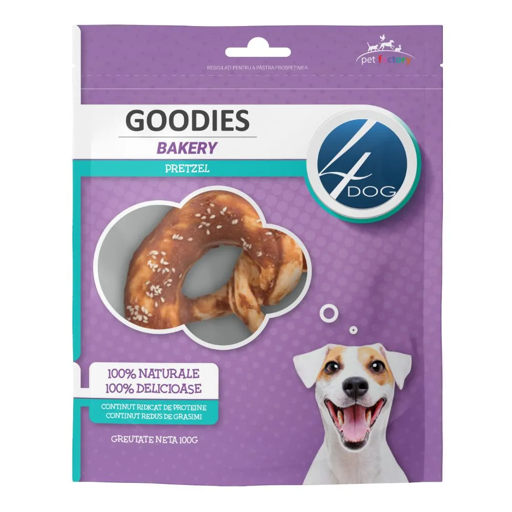 4DOG GOODIES BAKERY. Куриный крендель 100г