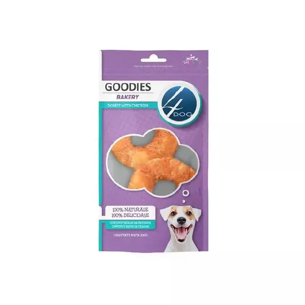 4DOG GOODIES BAKERY. Пончик с курицей 100г