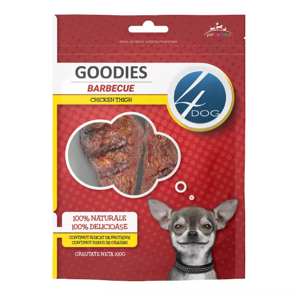 4DOG GOODIES BARBECUE. Куриное бедро 100г