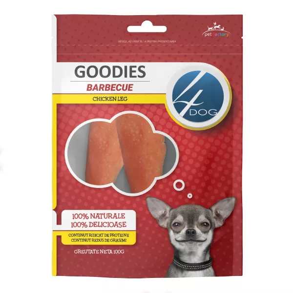 4DOG GOODIES BARBECUE. Куриные бедра 100г