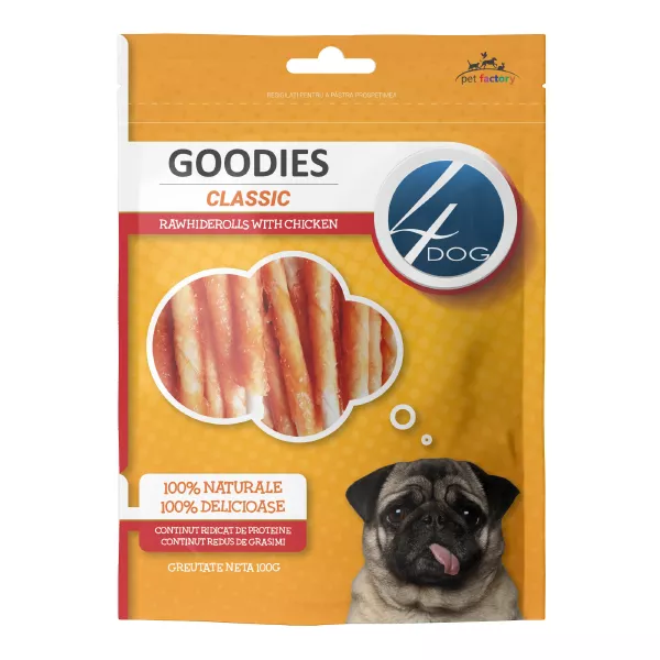 4DOG GOODIES. Палочки с курицей 100г