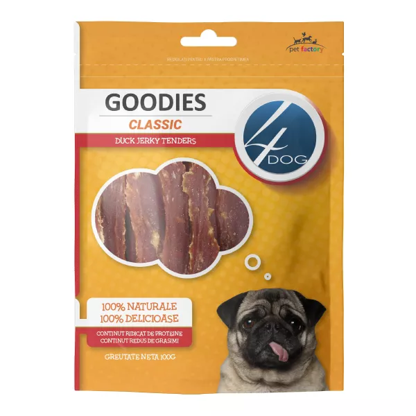 4DOG GOODIES. Утиные ломтики 100г