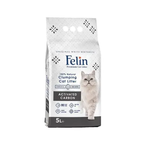 Felin Napolnitel Bentonitovyj Activated Carbon 5 L