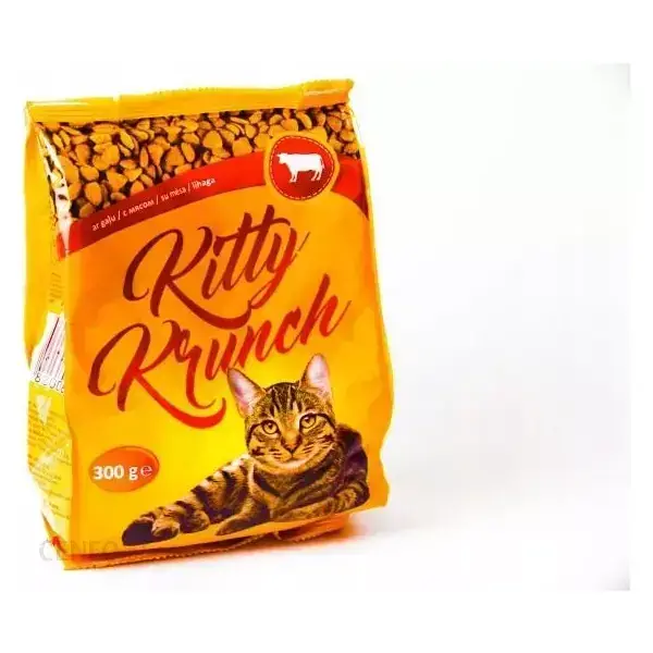 Kitti Krunch Suhoj Korm Dlya Vzroslyh Koshek Myaso 0300kg