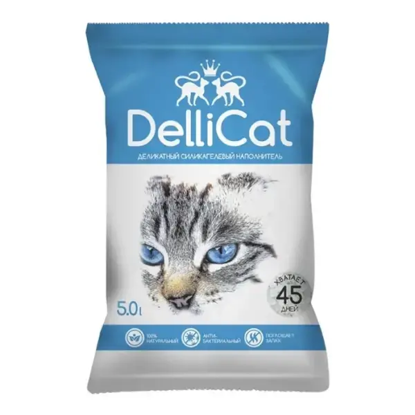 Silikagelevyj Napolnitel Cat Litter Dellicat Myata 5 L